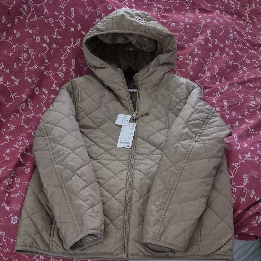 Uniqlo Pile Lined Fleece Quilted Parka